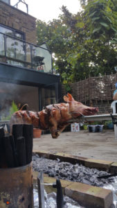 Spanferkelgrill