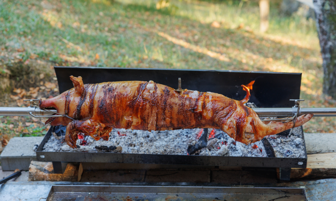 XXL Spanferkelgrill