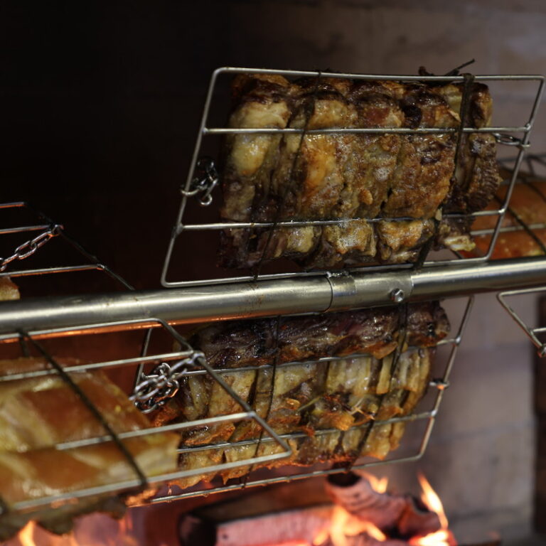 Gitterrost für Drehspieß