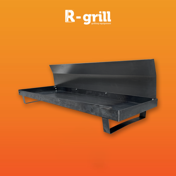 Feuerschale für Spanferkelgrill mit Windschutz